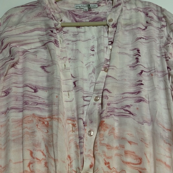 NWOT Young Fabulous & Broke Purple & Pink Ombré Romper Size M - Picture 12 of 16